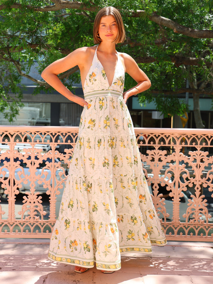 Amara - Halter Maxi Dress