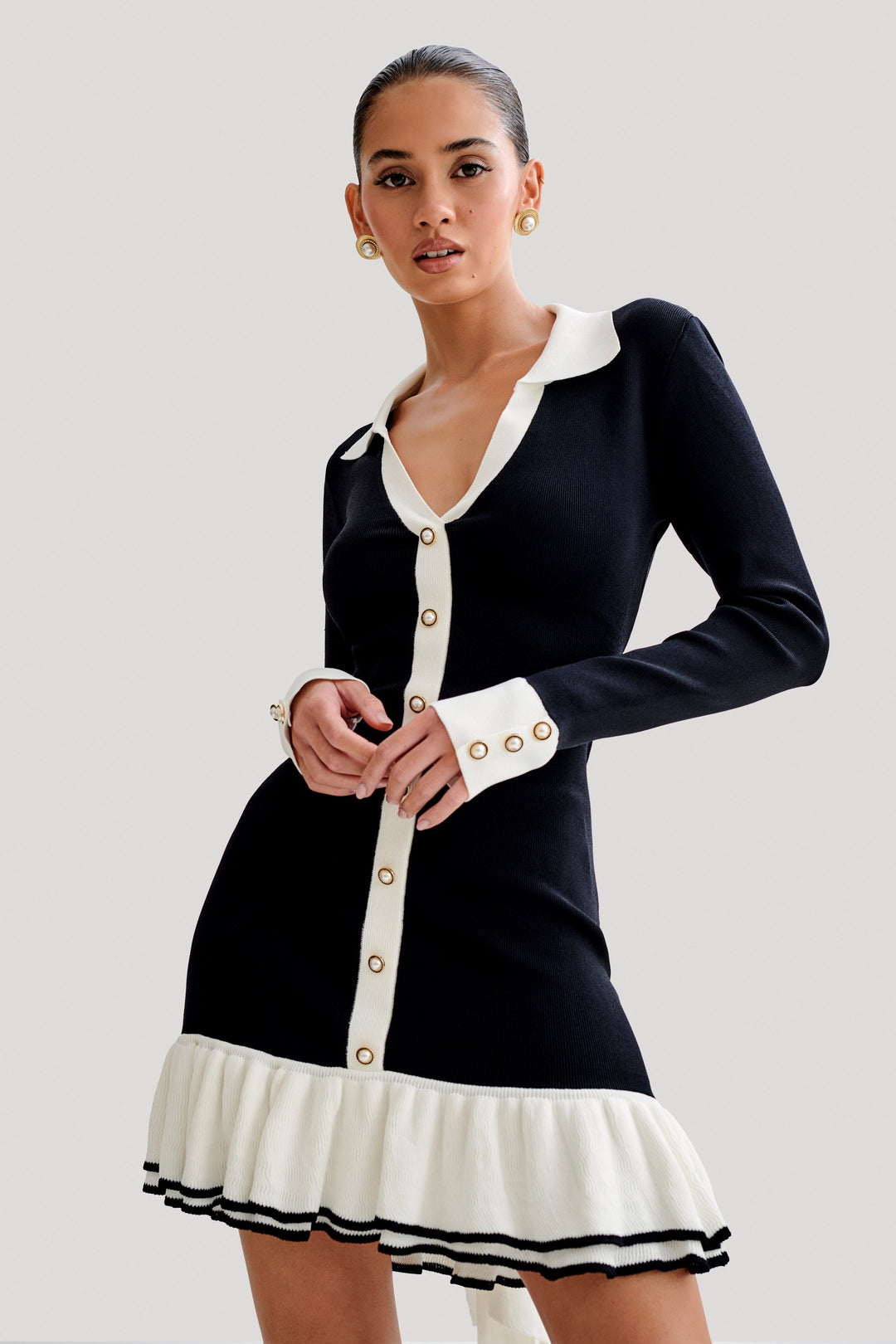 Ariadne - Contrast Mini Dress