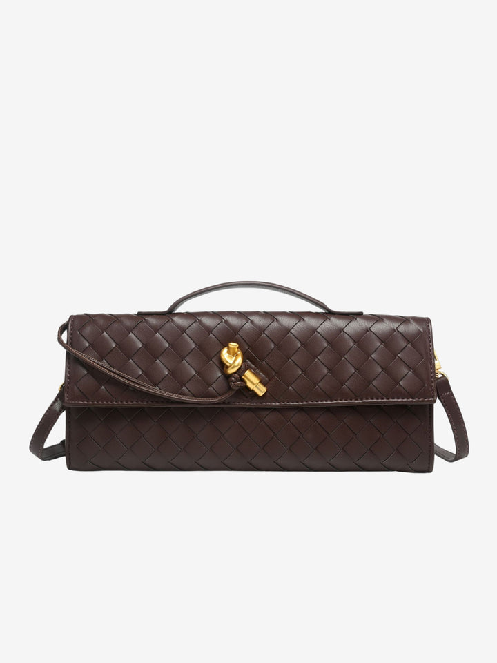 Elara - Woven Clutch Bag