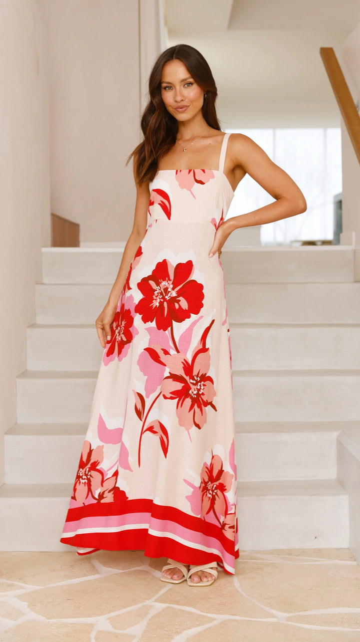 Flora - Blossom Breeze Maxi Dress