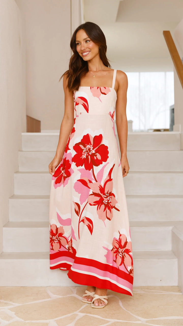 Flora - Blossom Breeze Maxi Dress