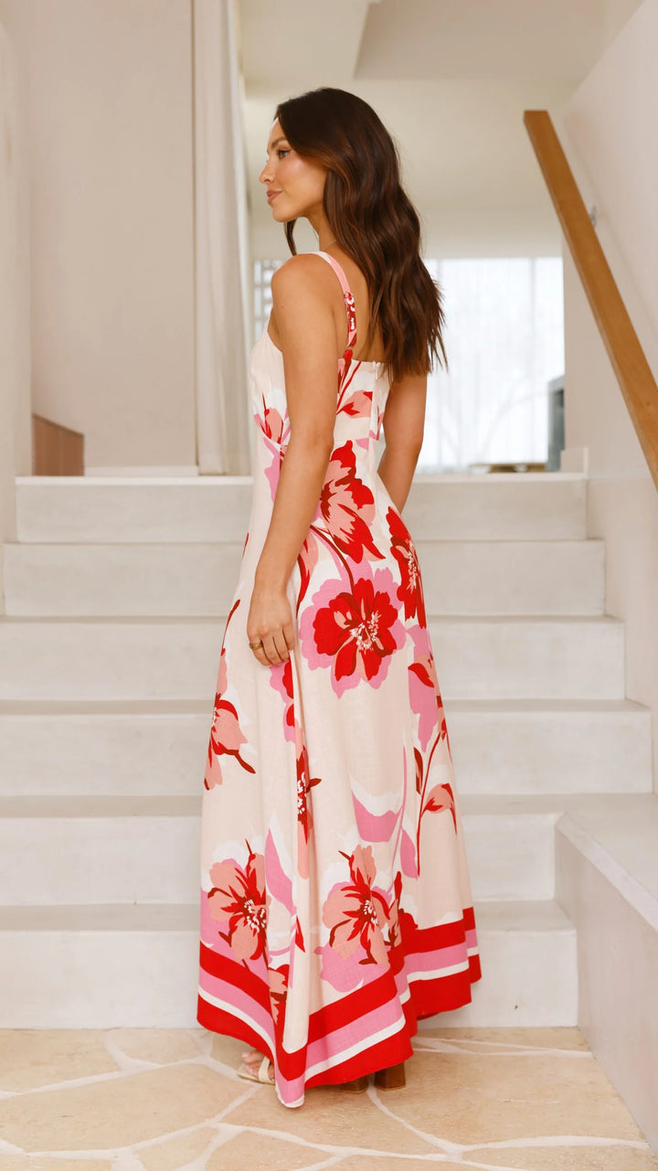 Flora - Blossom Breeze Maxi Dress