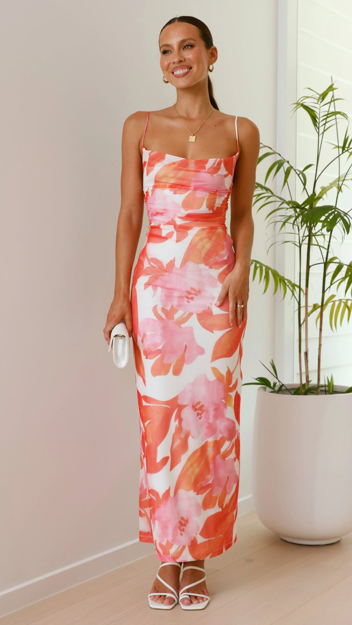 Alcyone - Bodycon Maxi Dress