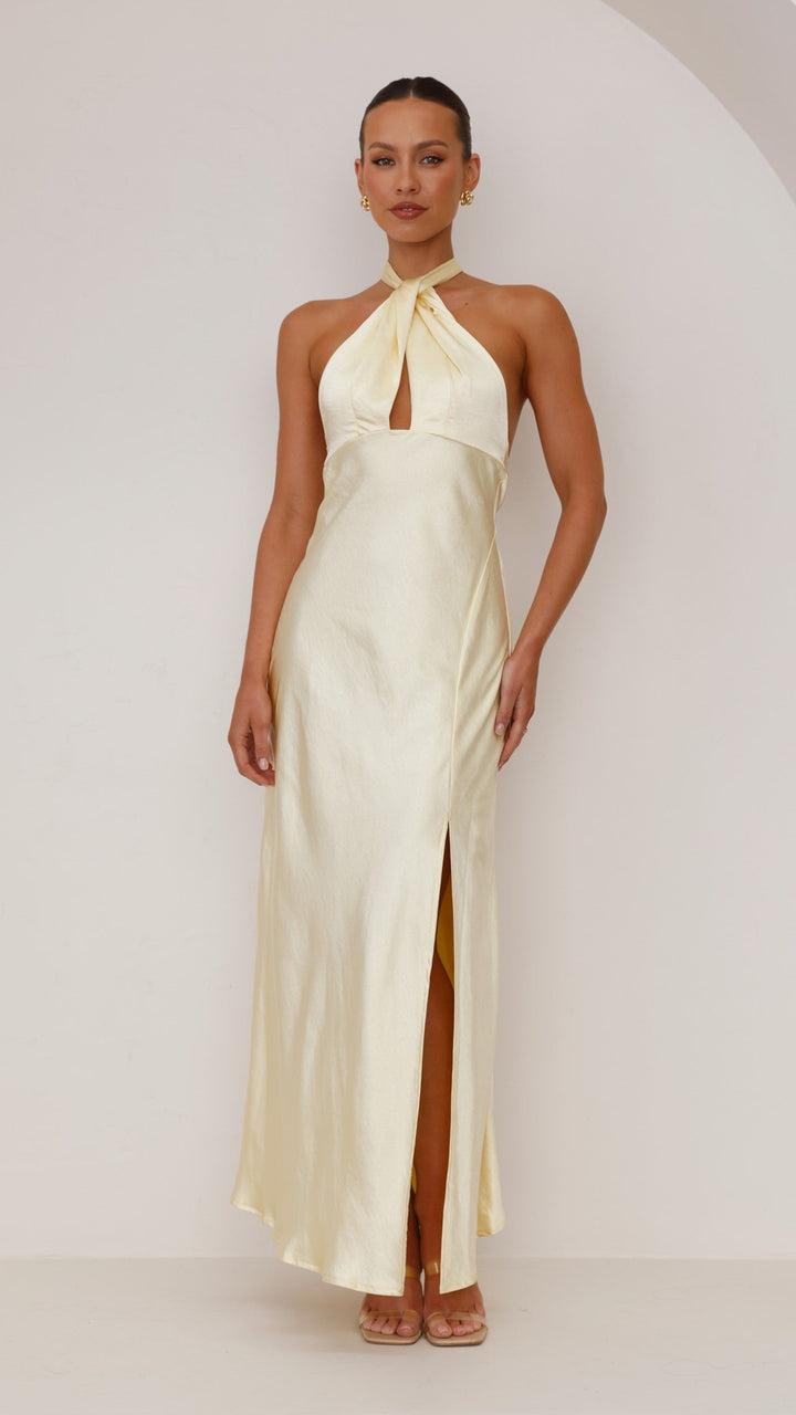 Vesta - Halter Maxi Dress