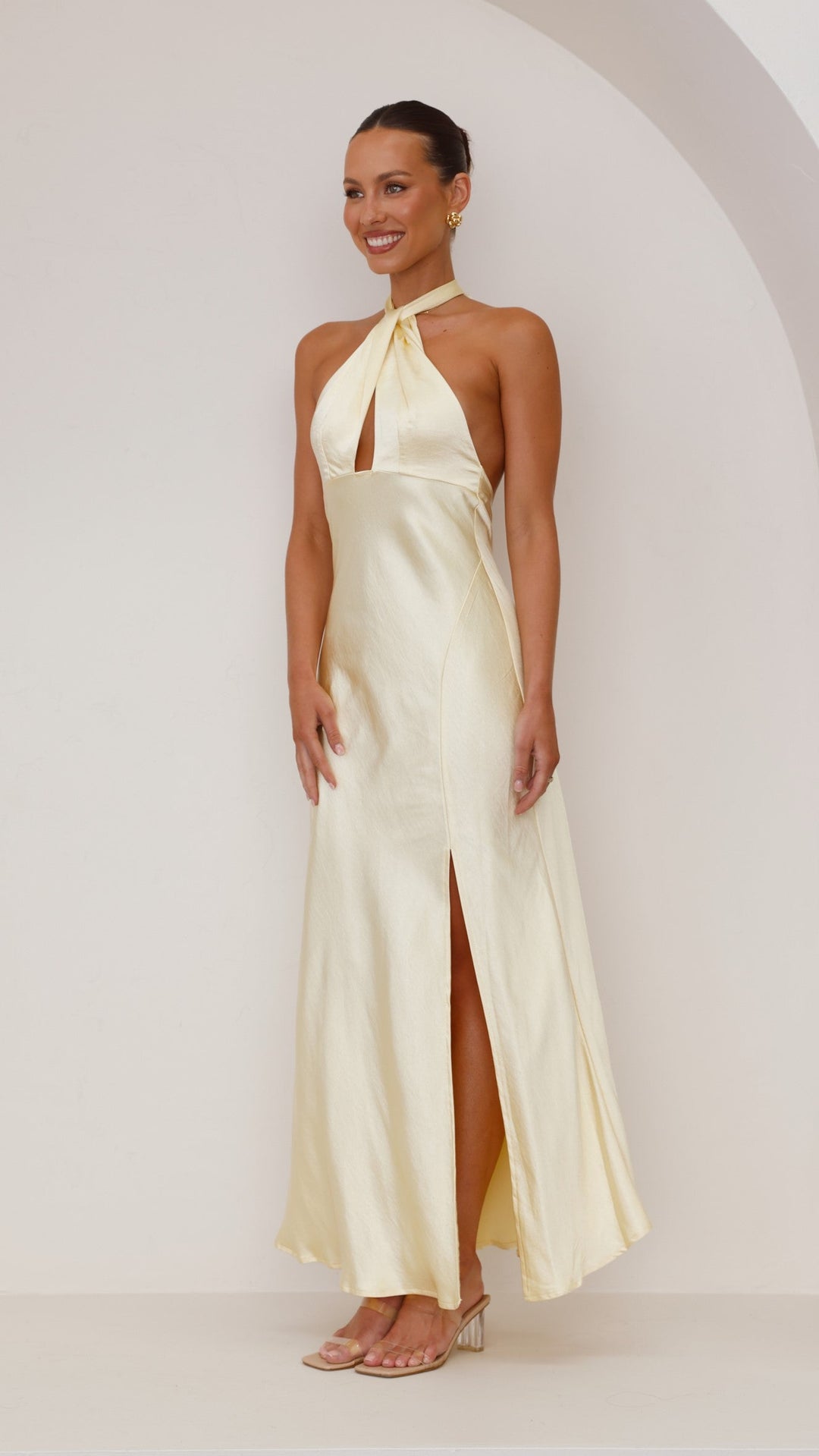 Vesta - Halter Maxi Dress