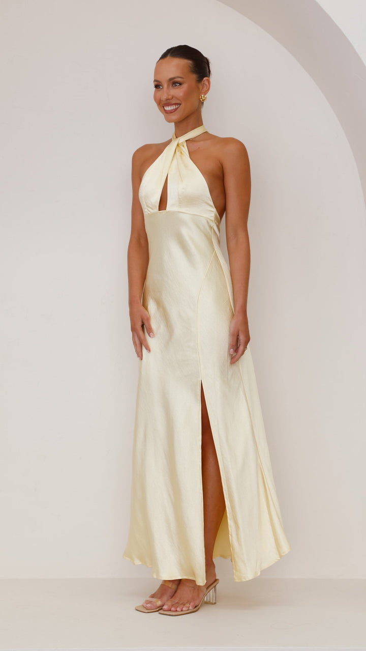 Vesta - Halter Maxi Dress
