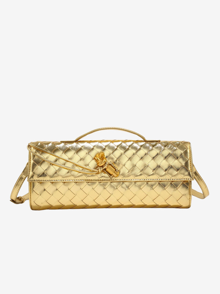 Elara - Woven Clutch Bag