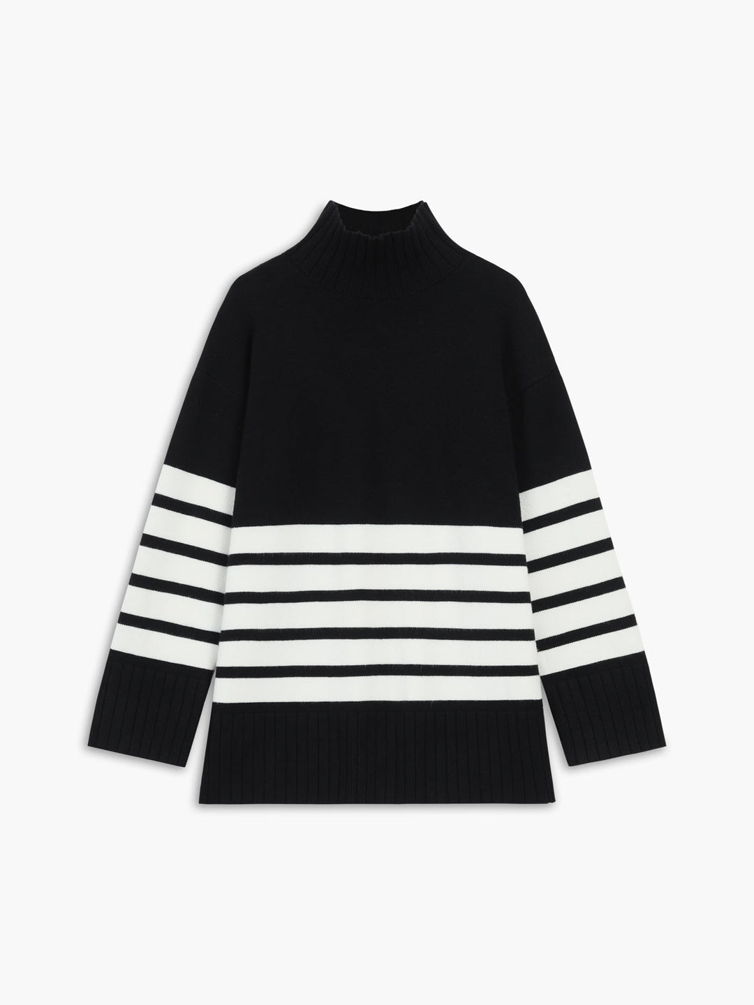 Talindra - Long Striped Knitted Sweater