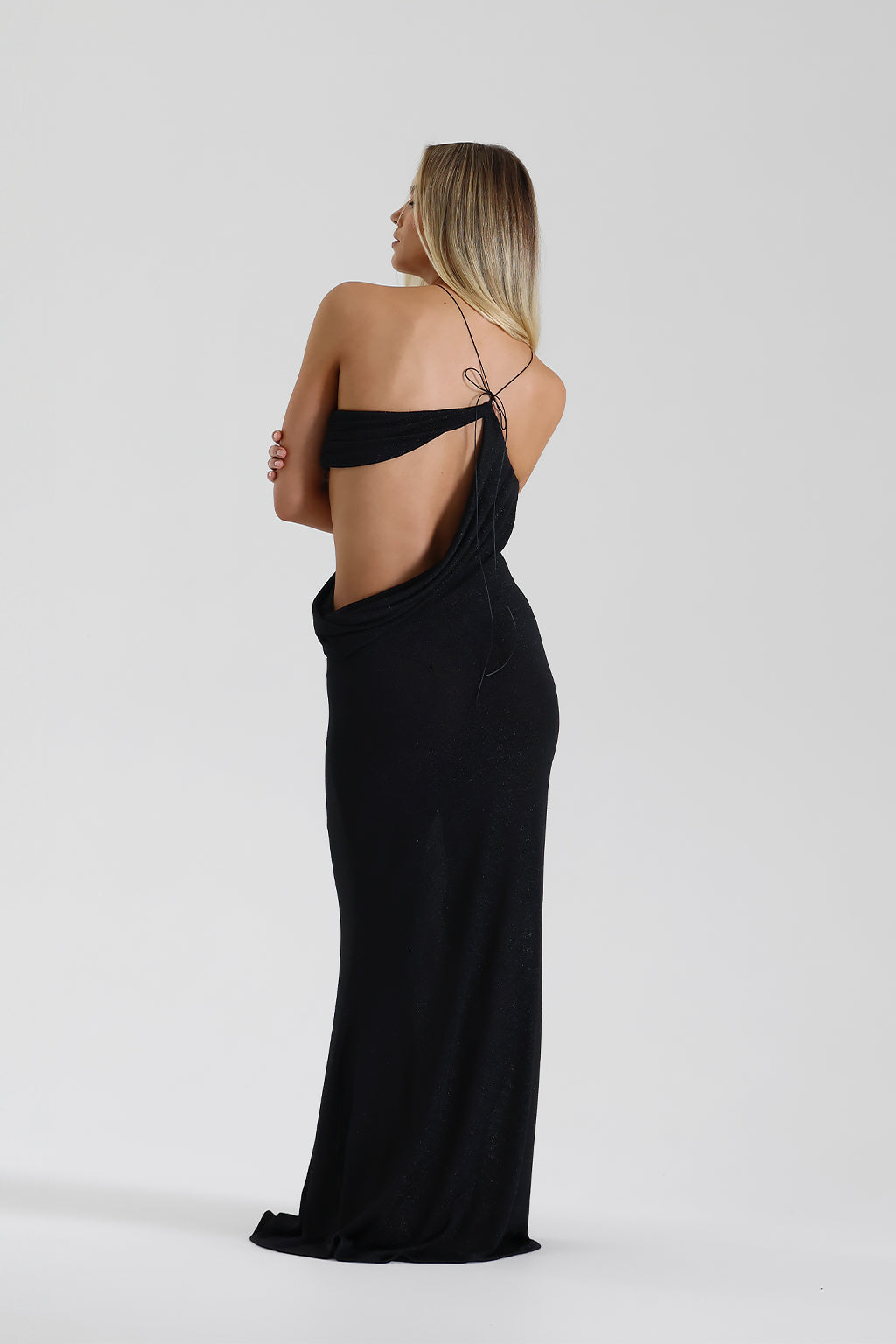 Theia - Draped Maxi Dress