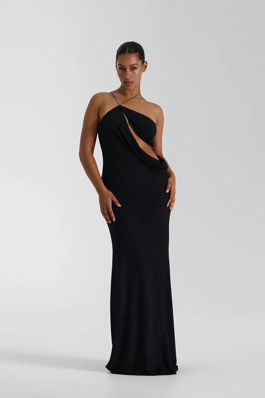 Theia - Draped Maxi Dress