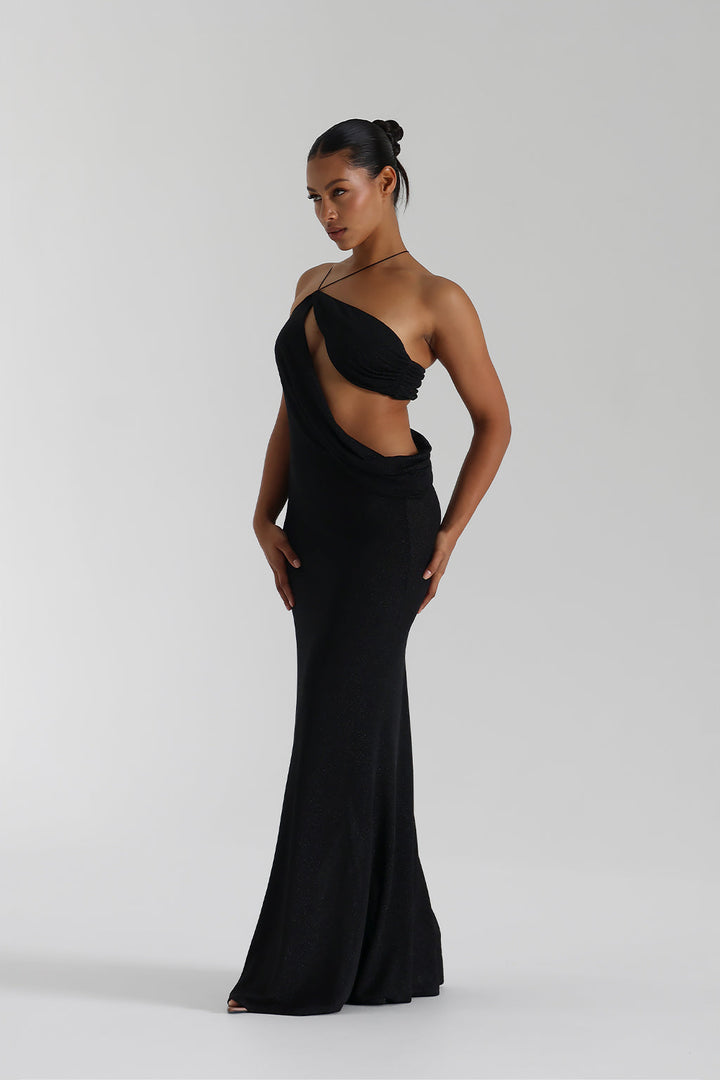 Theia - Draped Maxi Dress