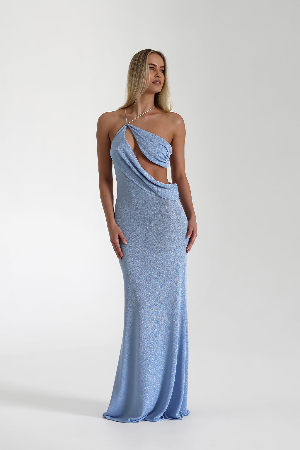 Theia - Draped Maxi Dress