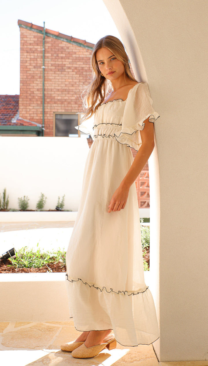 Delphine - Ruffle Maxi Dress