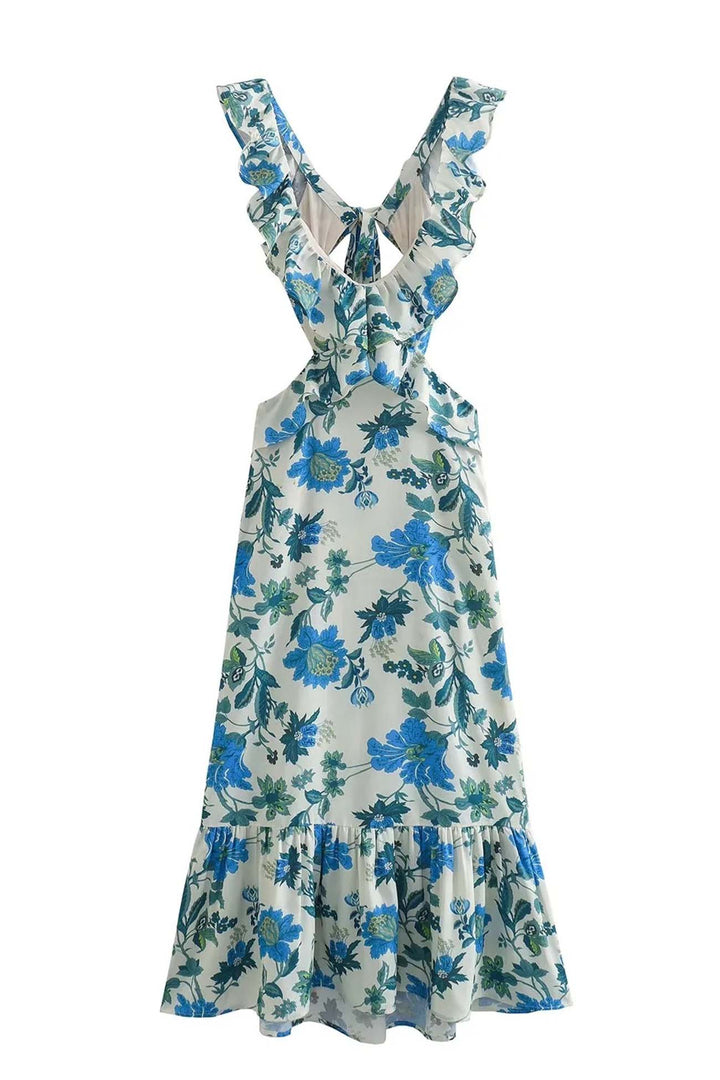 Ember - Floral Ruffle Dress