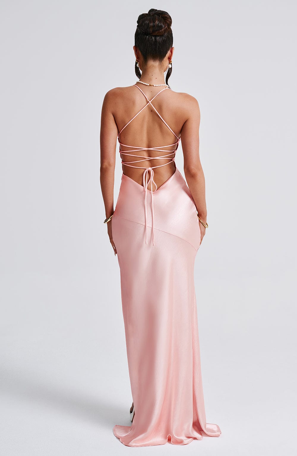 Aphrodite - Satin Maxi Dress