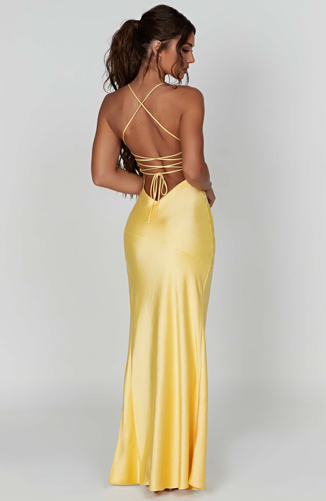 Aphrodite - Satin Maxi Dress