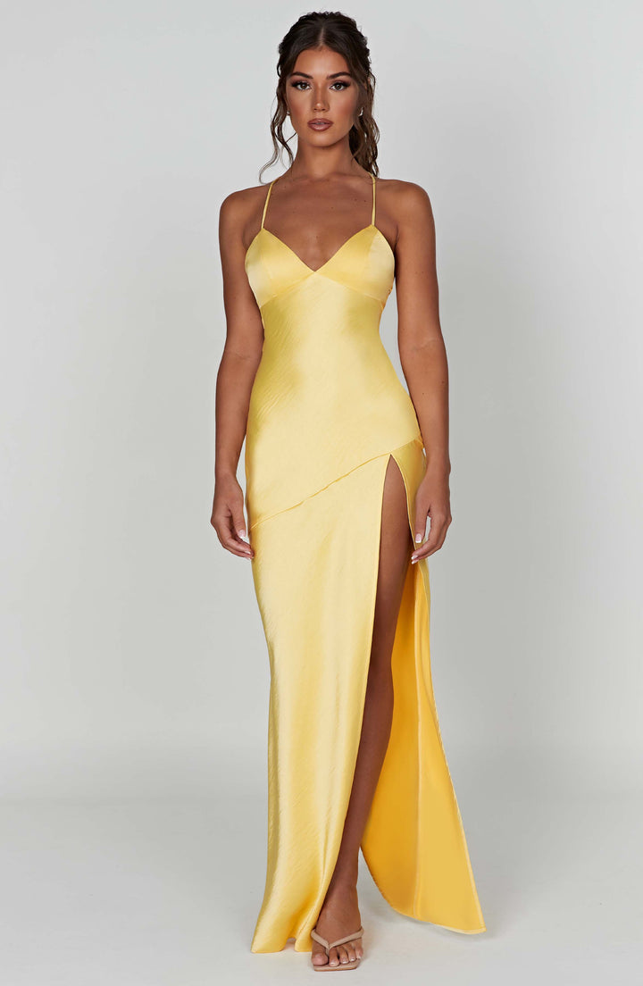 Aphrodite - Satin Maxi Dress