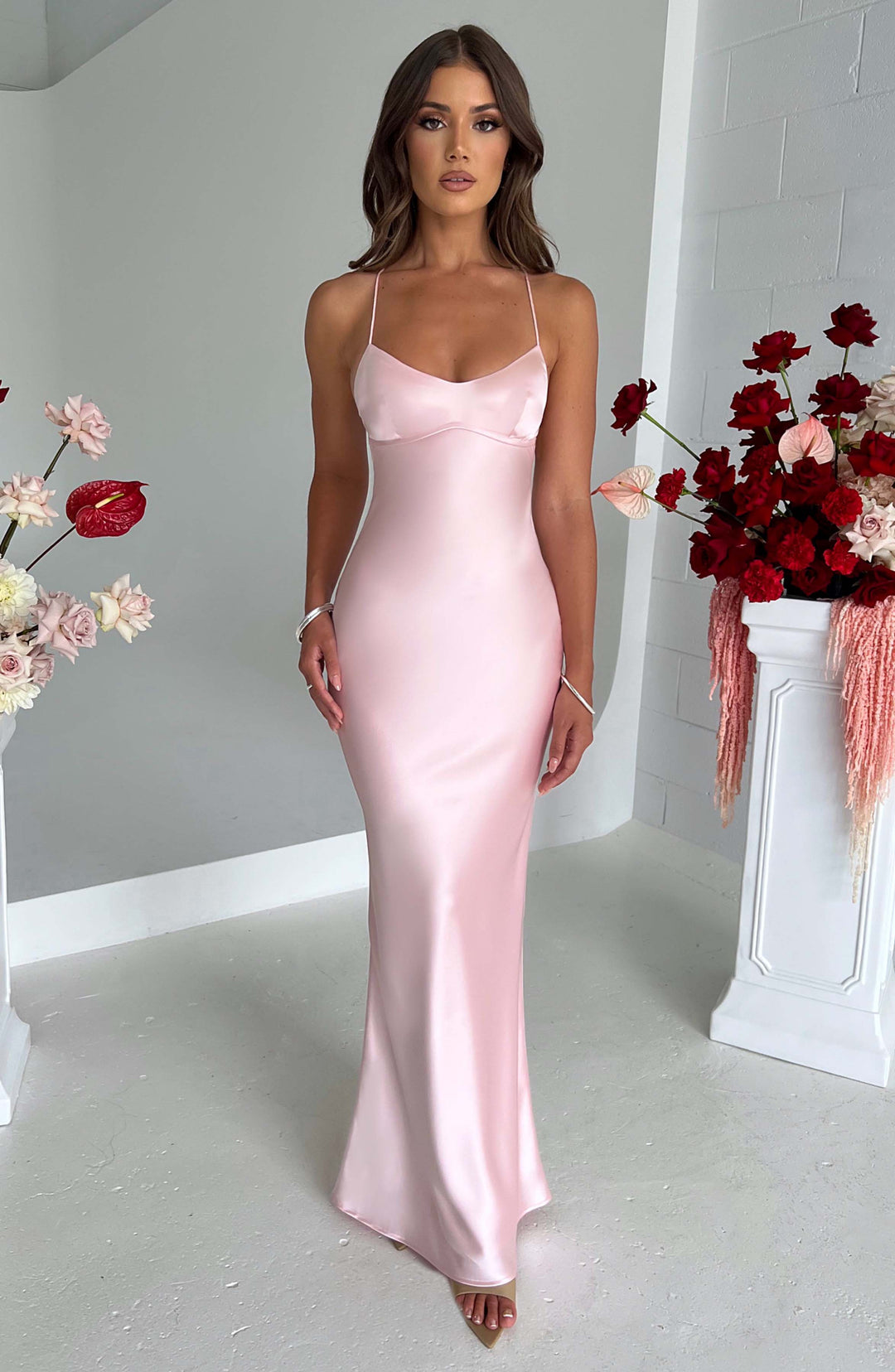 Venus - Satin Maxi Dress