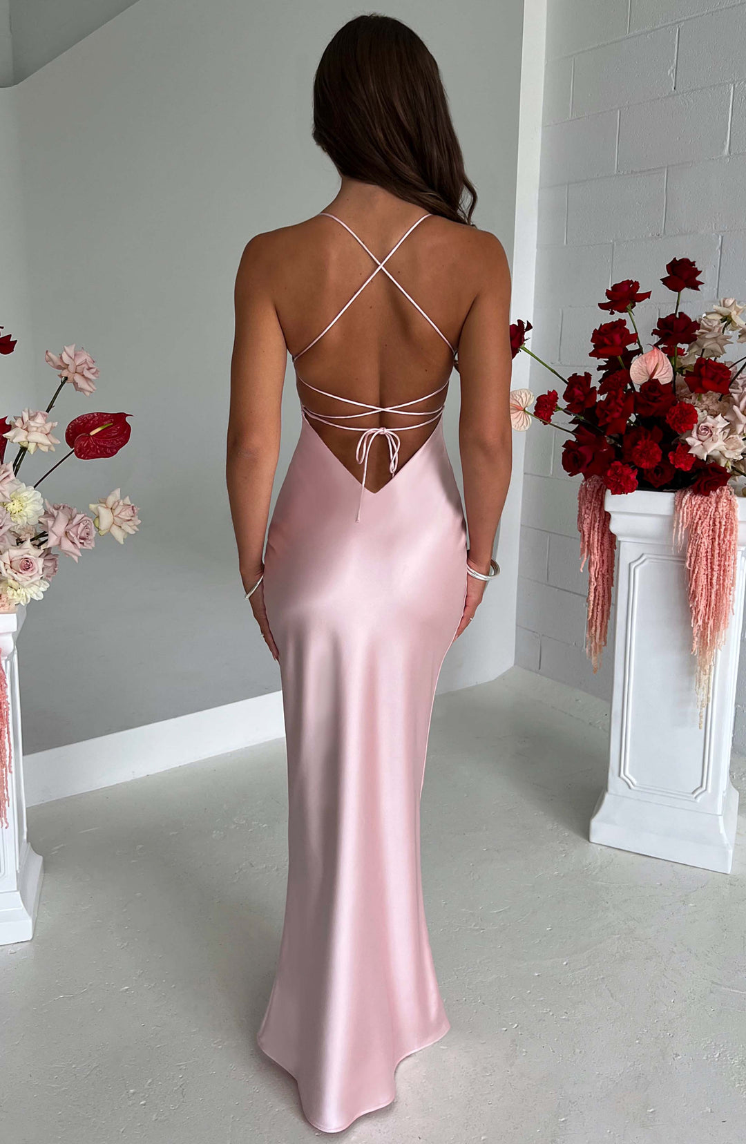 Venus - Satin Maxi Dress