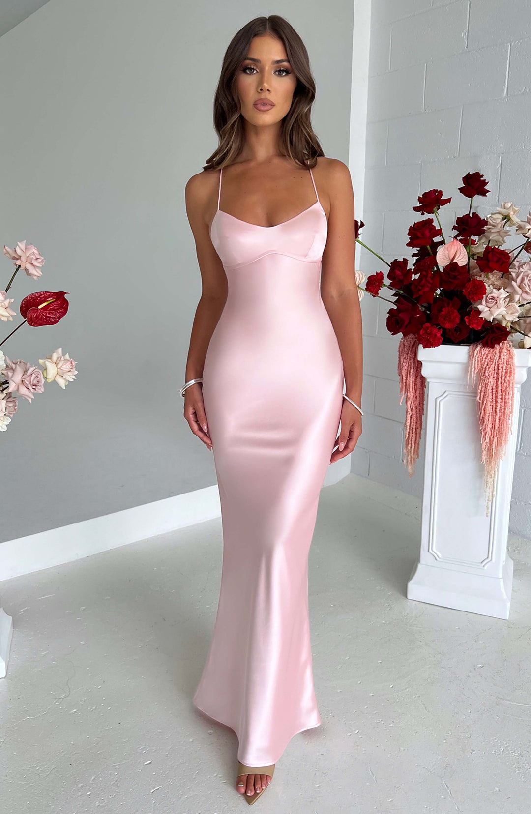 Venus - Satin Maxi Dress