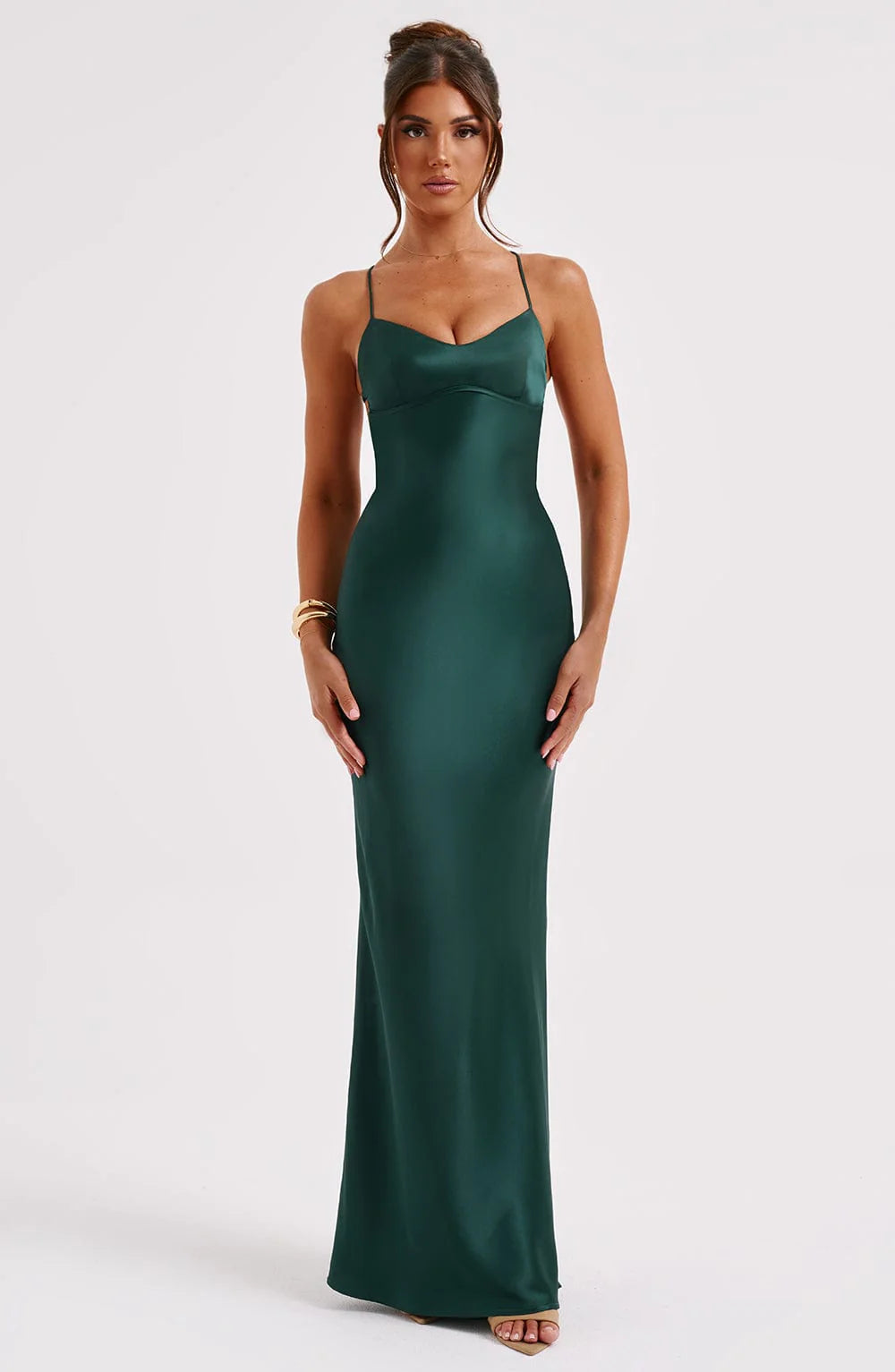 Venus - Satin Maxi Dress
