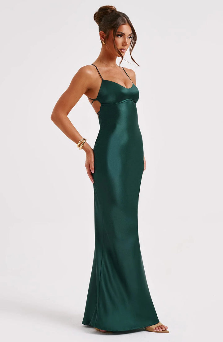 Venus - Satin Maxi Dress