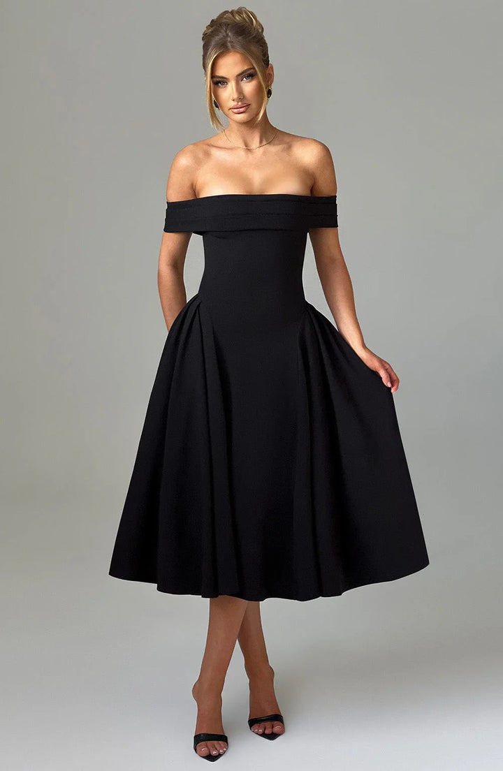 Minerva - Effortlessly Elegant Midi Dress