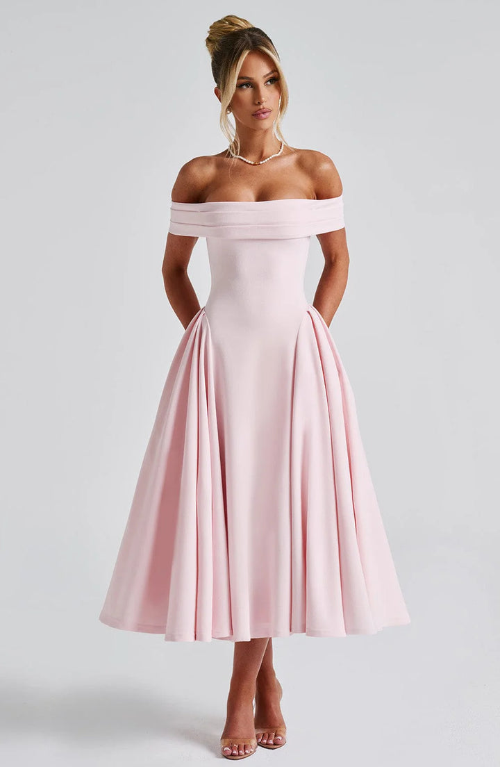 Minerva - Effortlessly Elegant Midi Dress