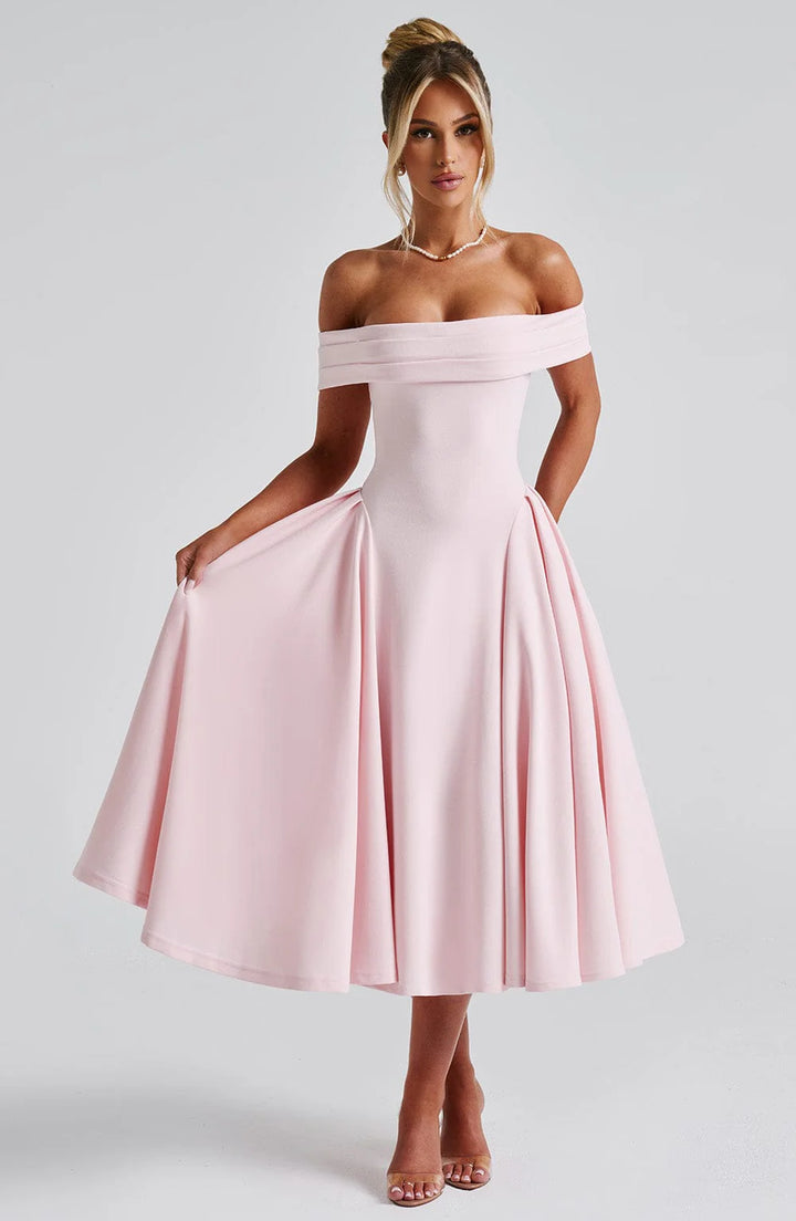 Minerva - Effortlessly Elegant Midi Dress