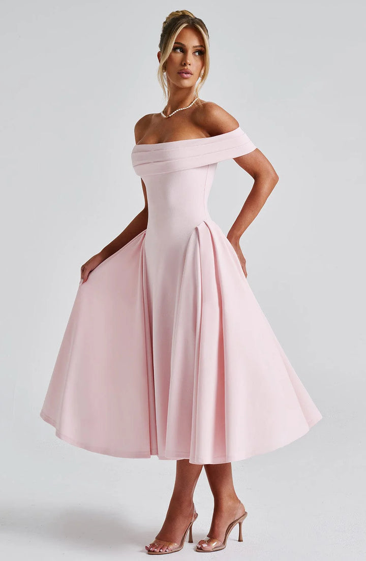 Minerva - Effortlessly Elegant Midi Dress