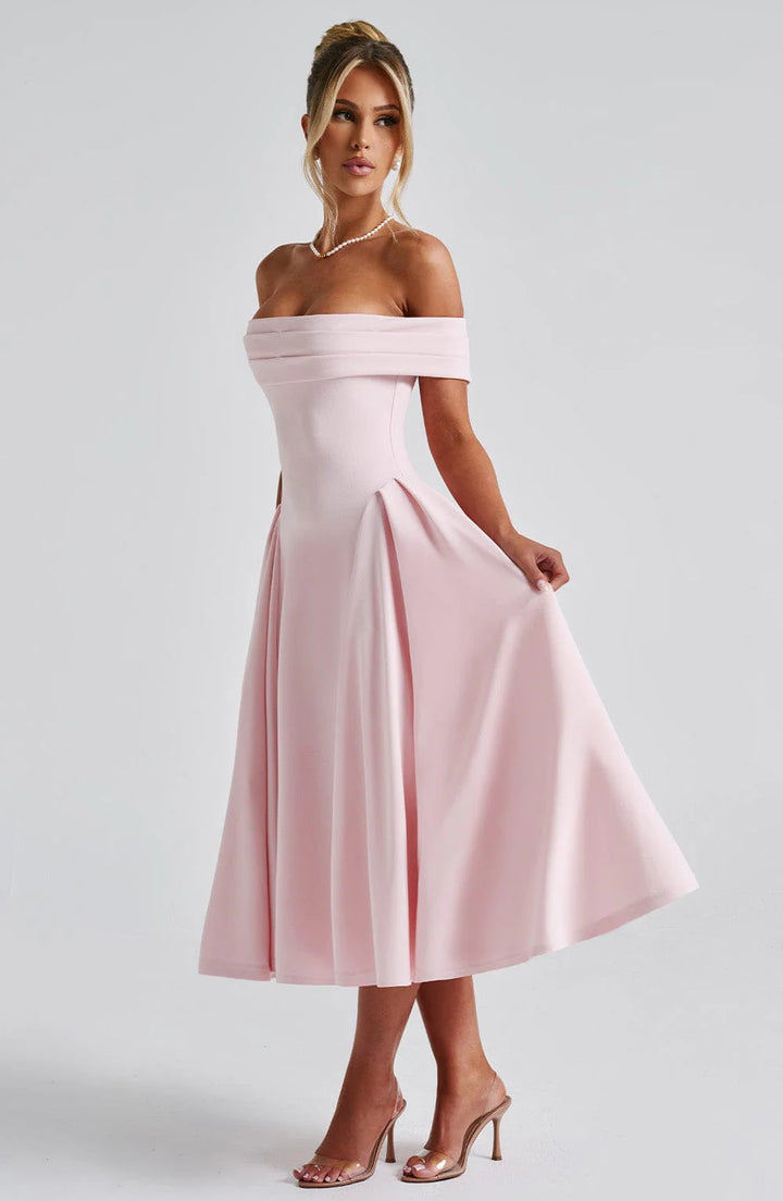Minerva - Effortlessly Elegant Midi Dress