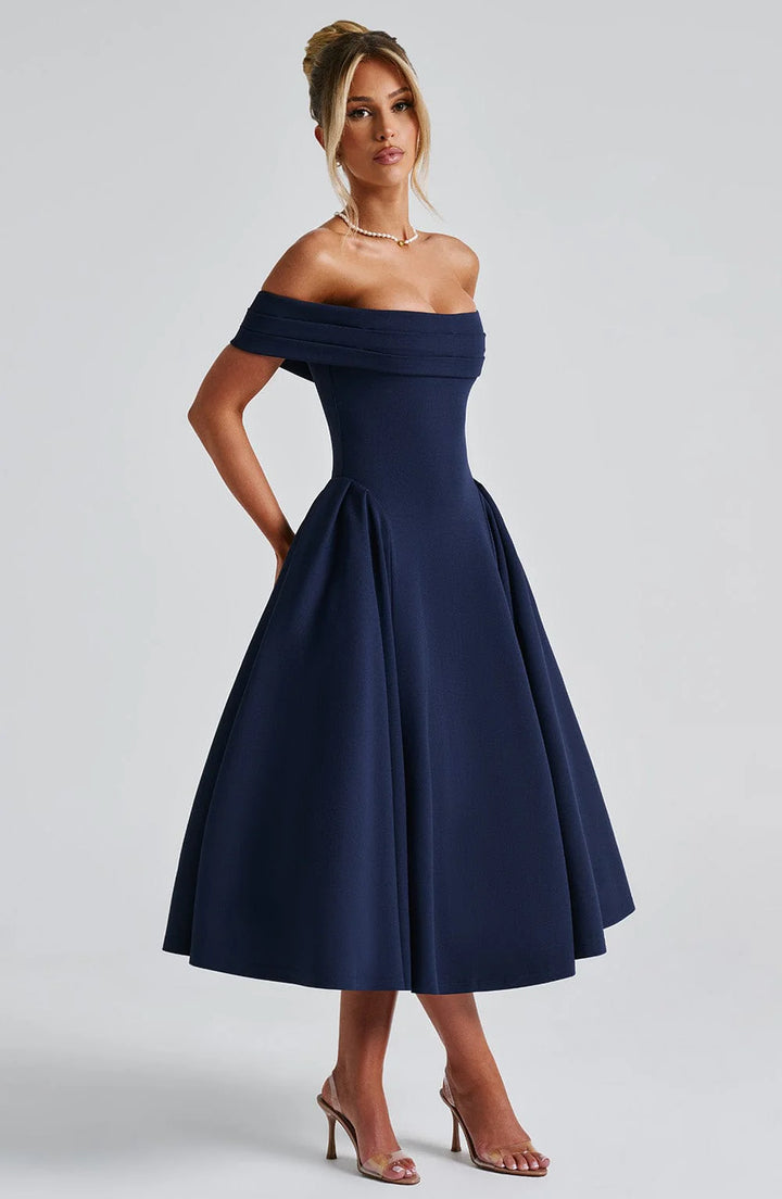 Minerva - Effortlessly Elegant Midi Dress