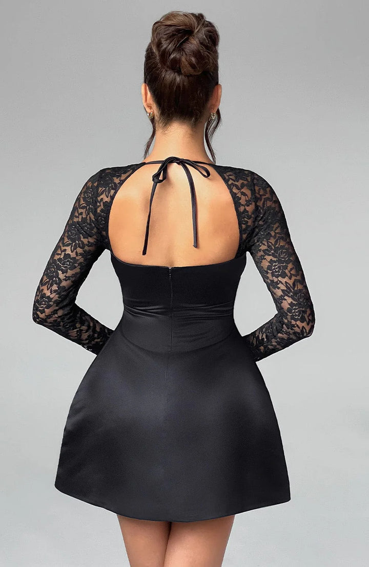 Hyacinth - Satin Mini Dress