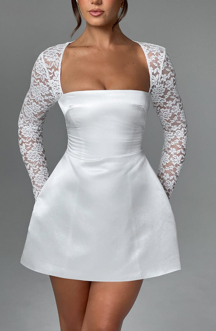 Hyacinth - Satin Mini Dress